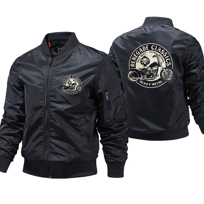 Vintage Windbreaker Nylon - Vintage Bounds Motorcycle USA Ağır Metal