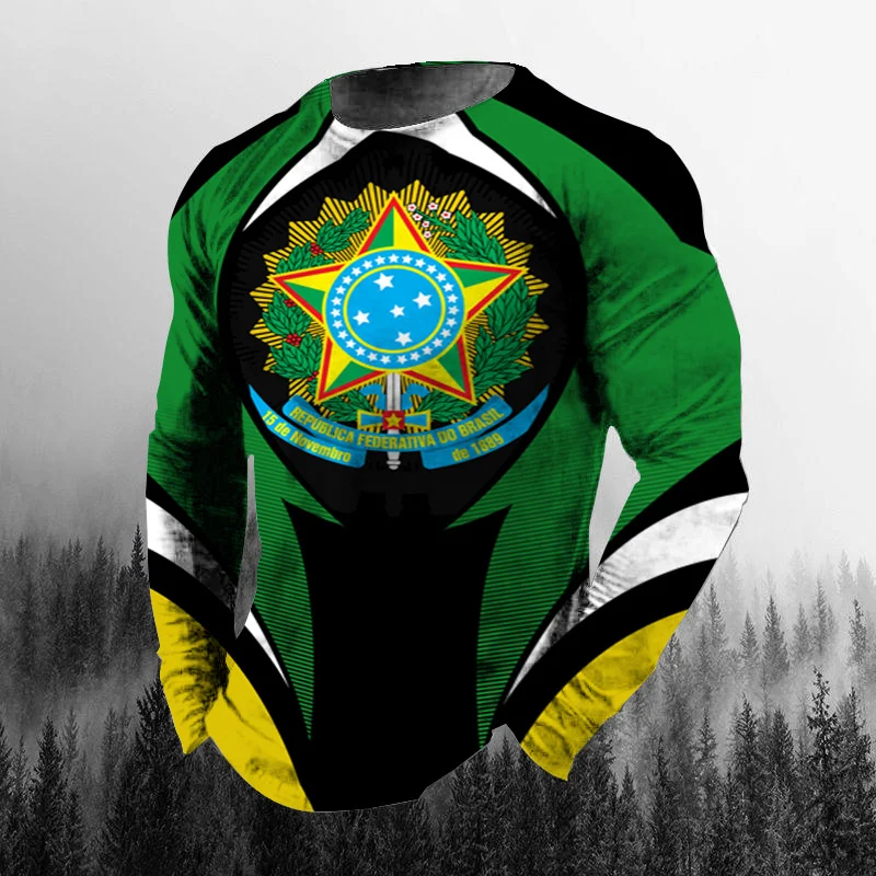 Vintage Brezilya Bayrağı 3D Ba - Vintage Fashion Jersey incelemesi ve fiyatı